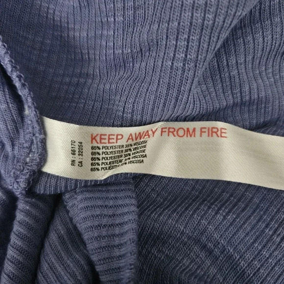 Free people Dani dusty Iris ribbed tank top size medium nwt - Picture 5 of 6